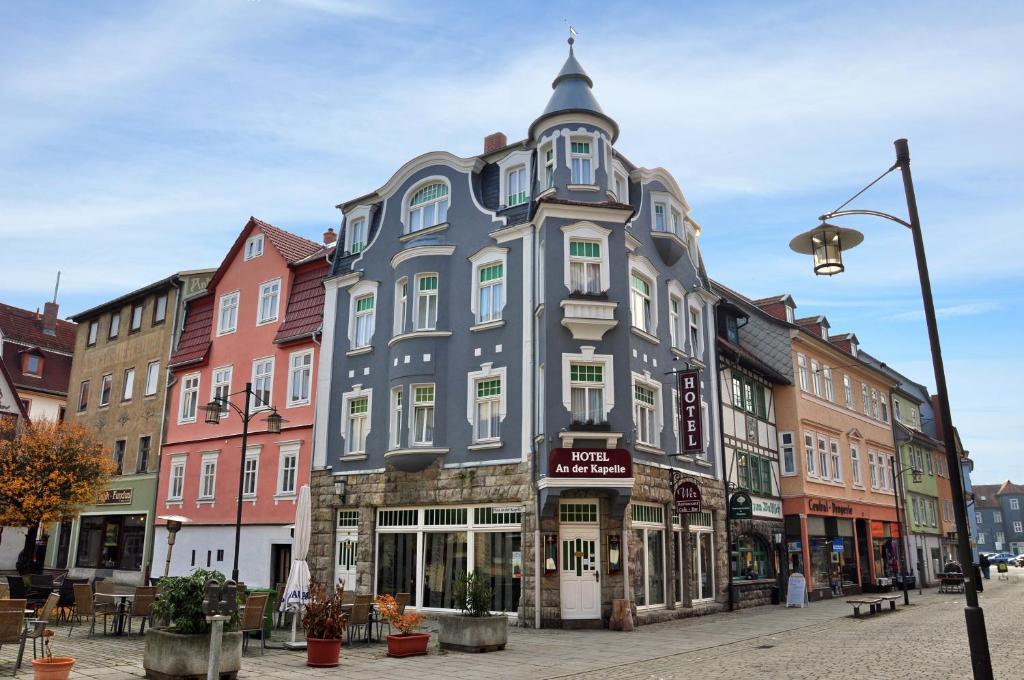 Hotel An Der Kapelle Meiningen Exterior foto
